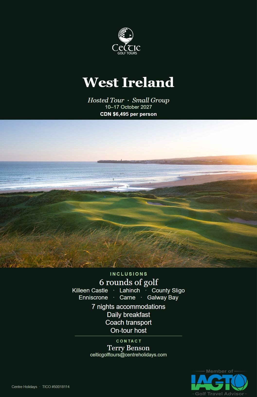 West Ireland trip poster